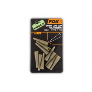 FOX Edges™ Lead Clip Tail Rubbers Khaki - Veľ. 7