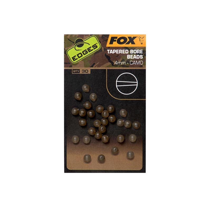 FOX Camo Tapered Bore Beads 4mm
