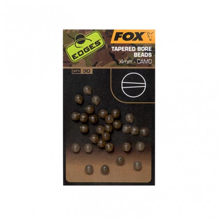 FOX Camo Tapered Bore Beads 4mm