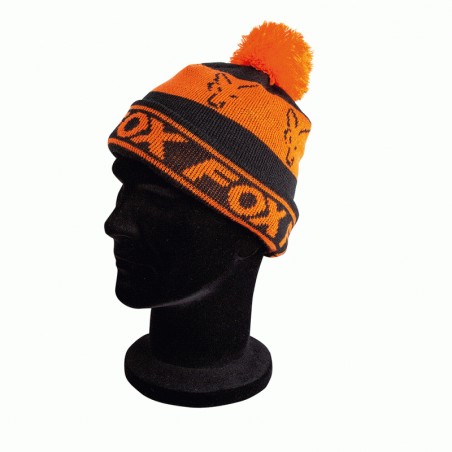 FOX čapica Lined Bobble Hat - Black / Orange