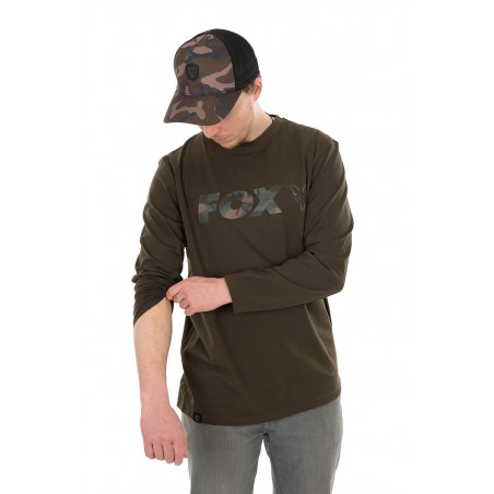FOX Tričko s dlhým rukávom Khaki/Camo