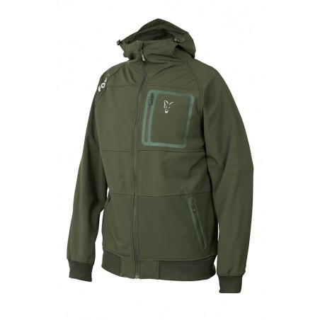 Fox Collection Green & Silver Shell Hoodie