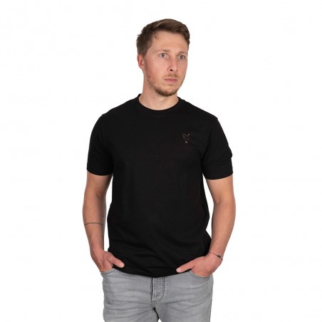 Fox Black Large Print T-Shirt