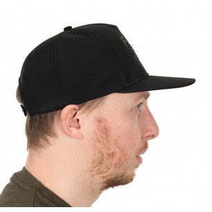 Fox Šiltovka Black / Camo Flat Peak Snapback Hat