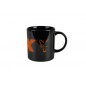 FOX hrnček Ceramic Mug Black Orange 350ml