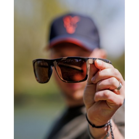 Fox polarizačné okuliare Avius Camo Black – Brown Lens