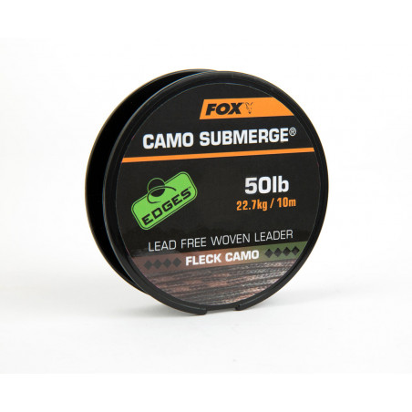 Fox EDGES™ šnúra Submerge Camo Leader 50lb