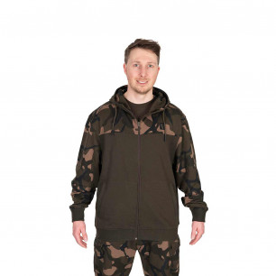 FOX Mikina LW Khaki/Camo Split Zip Hoody