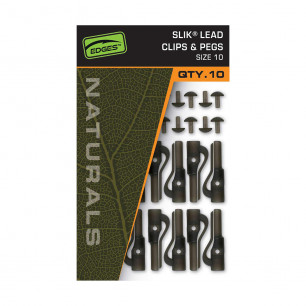 FOX EDGES™ Naturals Záveska na olovo Slik Lead Clip & Pegs – Veľ. 10