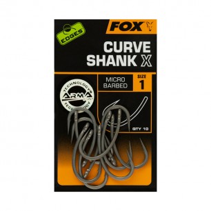 FOX EDGES Arma Point Curve Shank X - Veľ. 4