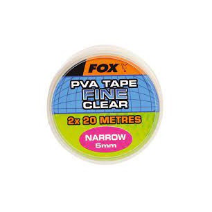 FOX PVA páska Fine Clear Narrow 2x 20m / 5mm